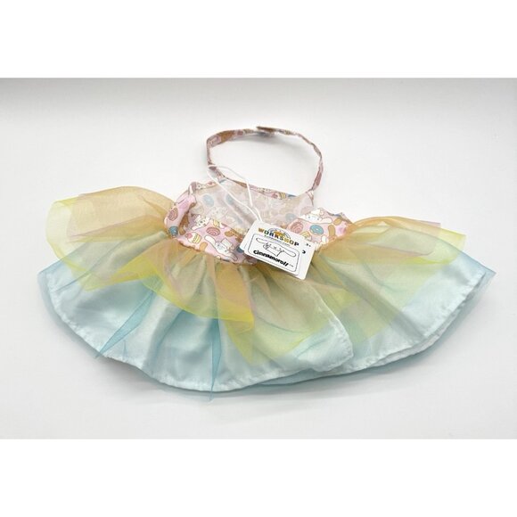 Build A Bear Sanrio Mocha Halter Top Spring Tulle Dress Cinnamoroll & Milk - Picture 3 of 4